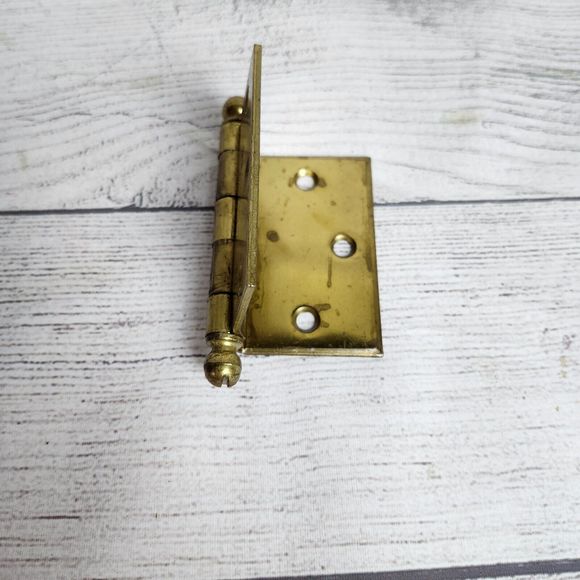 Vtg Hager Hinge Co St Louis No 1150-DB Hinges and Screws Dull Brass 3 in -NOS - Picture 6 of 9